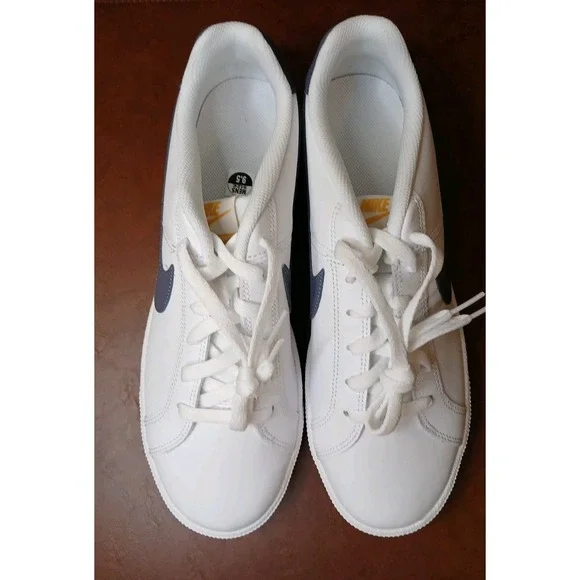 Nike Court Royale White Light Carbon Men's Sz 9.5 M Low Top Sneakers Shoes #1296